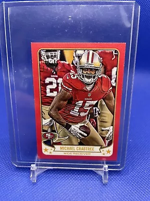 Michael Crabtree 2013 Topps Magic /50 Mini Red #24 Rare SP • $7.79