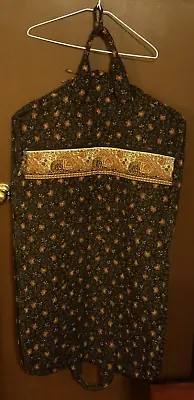 VERA BRADLEY Black Walnut Retired 99-02 Clothing Hanging Garment Travel Luggage • $40