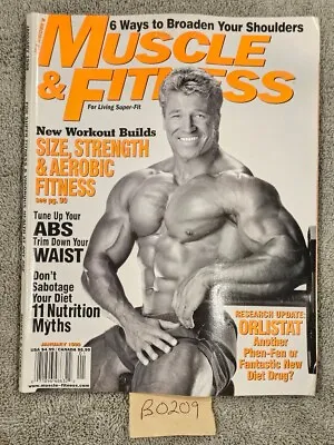 Muscle And Fitness Magazine / January 1998 / Living Super Fit • $4.98