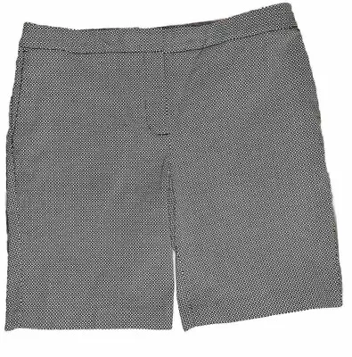 Mario Serrani Italy Women’s 8 Comfort Stretch Bermuda Short Tummy Control Black • $10.41