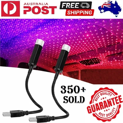 $12.99 • Buy Romantic Roof Lights Atmosphere USB Star Ceiling Lamp Car Night Laser LED Sky AU