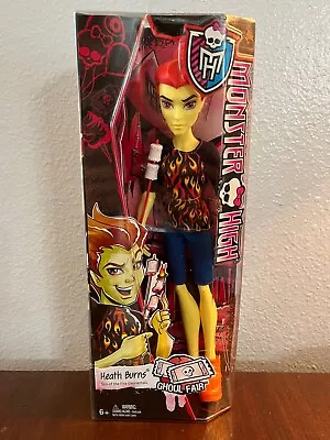 2014 Monster High Mattel Heath Burns Ghoul Fair Mattel NEW • $50