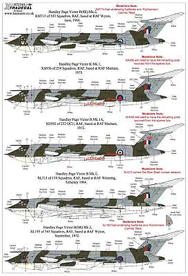 Xtradecal 72265 1:72 Handley Page Victor Collection • £7.20