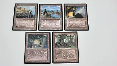 5 Rare Storage Land - Fallen Empires - 1x Of Each - MP-NM - Sets - Magic MTG FTG • $9.99