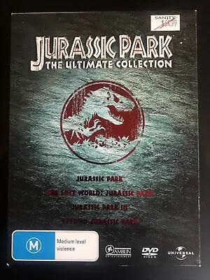 Jurassic Park The Ultimate Collection DVD Box Set - Regions 2 & 4 • $19