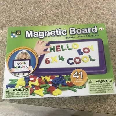 £11.62 • Buy Educational Toys 41 Magnetic Letters/Numbers For Kids With Board For 3-5 Yr Kid