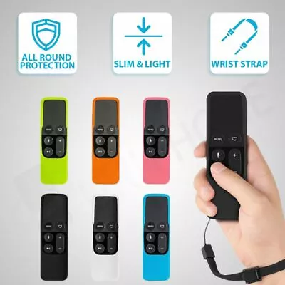 $6.88 • Buy Multi Colours Brand New Apple TV 4th Remote Silicone Case Controller Cover Skin