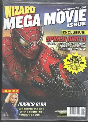 Wizard Magazine Mega Movie Spectacular # 3 Summer 2007 Spiderman Jessica Alba • $6