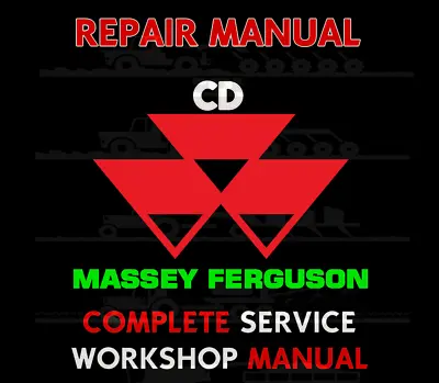 Massey Ferguson 230 240 253 275 283 290 Tractor Service Repair Manual CD • £19.99