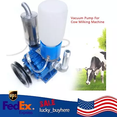 Vacuum Pump Cow Milking Machine For Cow Goat Milker Bucket Tank Barrel 250 L/min • $118.75