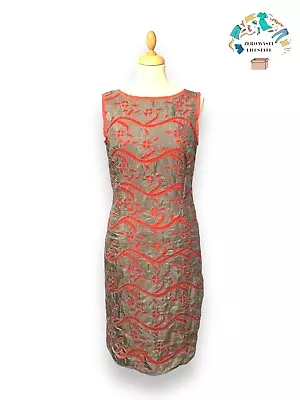 DAMSEL In A Dress Women's SILK Sleeveless Dress Size 10 HK18-21 • £8.90