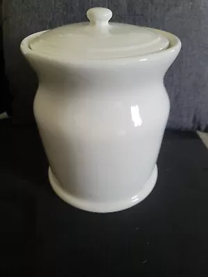 Martha Stewart Sage Ceramic Kitchen Canister Cookie Jar Sealed Lid • $15