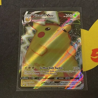 $4.99 • Buy Pokémon TCG Pikachu VMAX Vivid Voltage 044/185 Regular Ultra Rare