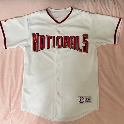$20 • Buy Washington Nationals Majestic White Baseball Jersey - M