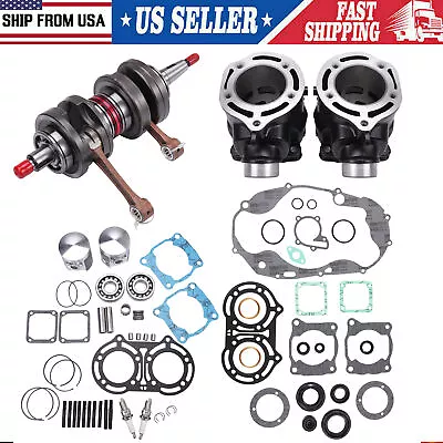 Complete For Banshee Motor Rebuild Rebuilt Top Bottom End Engine Assembly Kit • $995.32