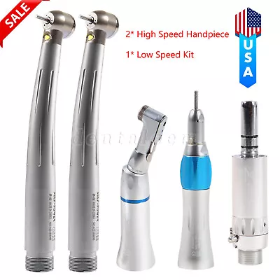 Turbina LED Pieza De Mano Alta Baja Velocidad 4/2HOLE High Low Dental Estilo NSK • $15.99