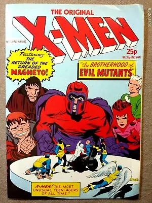 The Original X-MenNo. #7June15Magneto& Hulk PosterMarvel Comics UK1983 • £5.50