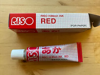 Red - RISO Print Gocco HiMesh INK For Paper Screen Printer NEW In Box • $14