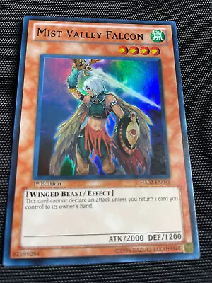 Mist Valley Falcon - HA02-EN048  - Super Rare - 1st Edition - NM  Yugioh!  • $2.90