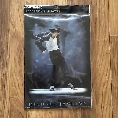 Michael Jackson 3D Lenticular Poster A3 Brand New • £9.75