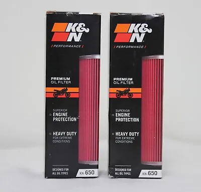 K&N650 Oil Filter KTM 790 890 990 1090 1190 1290 950 KN650 Twin Pack Husqvarna • $39.99