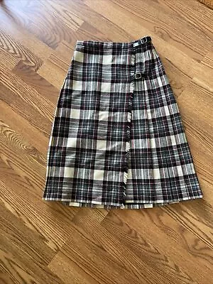 Women's Wool Kilt Style Skirt Size 8 • $15