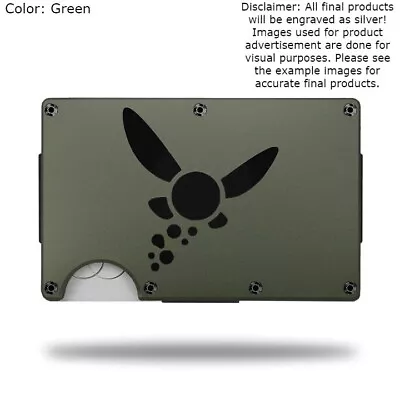 Custom  LEGEND OF ZELDA LINK NAVI  Laser Engraved Wallet - Pick A Wallet Color • $22