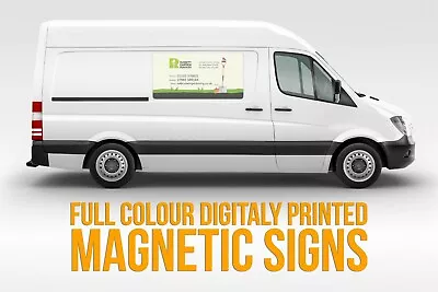 Full Colour Digitally Printed Magnetic Van/Car/Taxi/Lorry Signs • £10.95