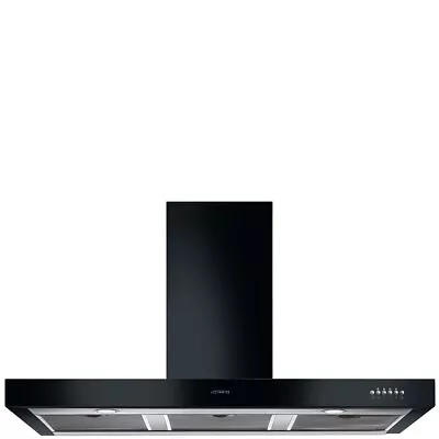 Smeg Cooker Hood KS110BLE Graded 110cm Black 'Symphony' Chimney (JUB-9765) • £439