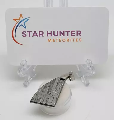 Muonionalusta Etched Meteorite Pendant - 8.94 Grams + COA • $29.95