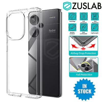 For Redmi Note 13 / 13 Pro / 13 Pro+ 5G ZUSLAB Clear Slim Shockproof Cover • $8.95