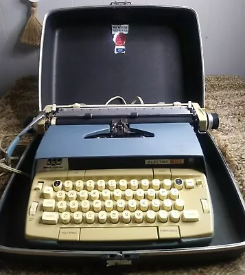 Vintage 60'S SMITH CORONA ELECTRA 120 ELECTRIC TYPEWRITER In CASE - WORKS • $59.99
