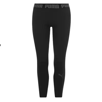 Men's PUMA Active 3/4 3 Quarter Tights Black S M L XL - New In Pack • £11.99