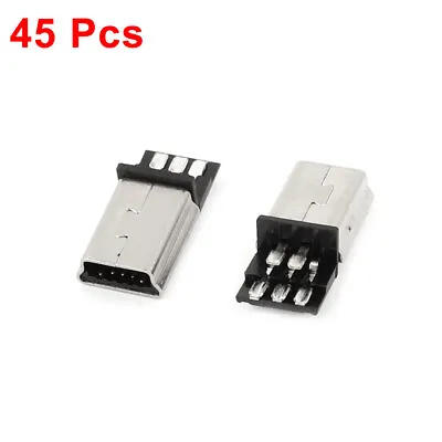 45pcs Mini USB 5pin Type B Male Connector PCB Mount Socket • $13.65