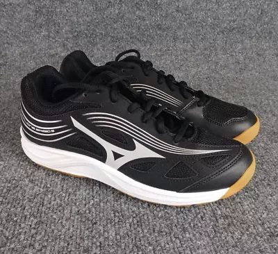 Mizuno Cyclone Speed 3 Womens Size 8.5 Shoe Black/white Lace Up Volleyball Shoe • $44.95