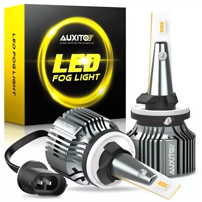 Auxito Super Bright 880 LED Front Fog Driving Light Bulb 4000LM 3000k Yellow 2PC • $23.99