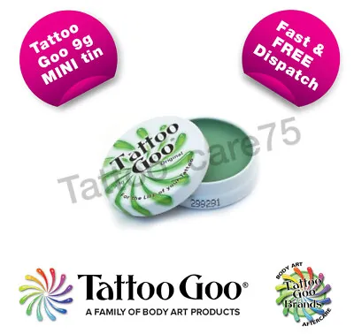 £4.69 • Buy Tattoo Goo Original Aftercare Salve 9.3g Mini Tin Heals & Protects