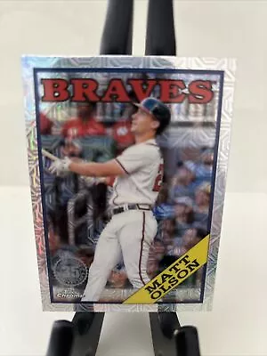 2023 Topps Series 1 Silver Pack Chrome T88C-98 MATT OLSON Braves • $1