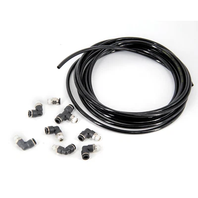 $29.99 • Buy PUSH LOCK Vacuum Lines & 1/8  NPT Fitting Kit For Turbocharged Single Wastegate