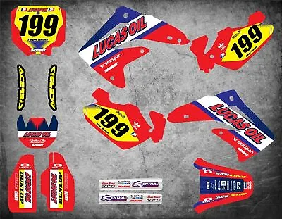 Custom Graphics Full Kit For Honda CR 85 2002 - 2014 ACTIVE Style Stickers • $156.75