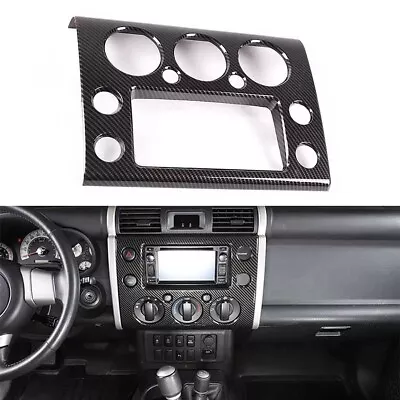 Car Navigation Panel Frame Cover Carbon Fiber Look For 2007-21 Toyota FJ Cruiser • $65.33