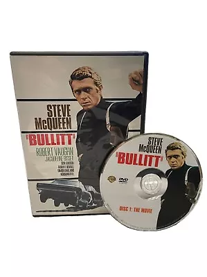 Bullitt (1968) DVD Steve McQueen Jacqueline Bisset Robert Duvall • $3