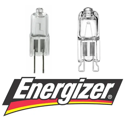 Energizer Halogen G4 G9 Bulbs Capsules 16w = 20w 33W = 40W WATT 2700k Warm White • £2.25