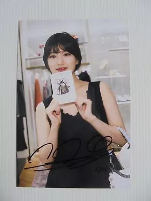 Suzy Bae Miss A 4x6 Photo Korean Actress KPOP Autograph Signed USA Seller SALE 5 • $14.99