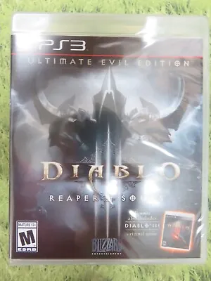 NEW * PS3 Play Station 3 DIABLO Reaper Of Souls Ultimate Evil Edition • $29.95