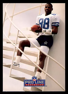 1991 Pro Line Portraits #63 Michael Irvin Dallas Cowboys AU (4B8) • $1.59