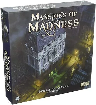 Streets Of Arkham Expansion Mansions Of Madness Board Game  NIB • $49.42