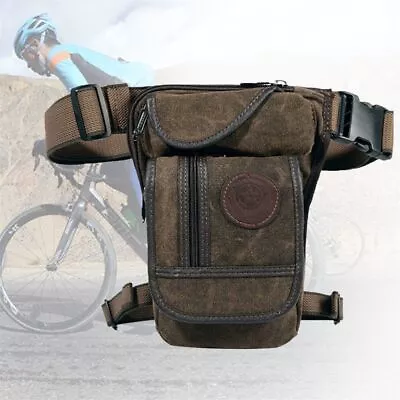 Travel Hiking Shoulder Hip Belt Waist Fanny Pack Drop Leg Bag Thigh Pouch • $31.74