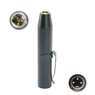 R100PK Mini TA4F To XLR Phantom 48V Power Adapter For Shure Microphone PreAmp • $21.93