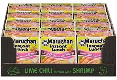 Maruchan Instant Lunch Lime Chili Flavor With Shrimp 2.25 Ounce (Pack Of 12)  • $9.83